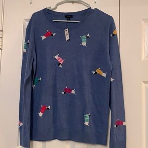 Talbots Dachshund sweater size M